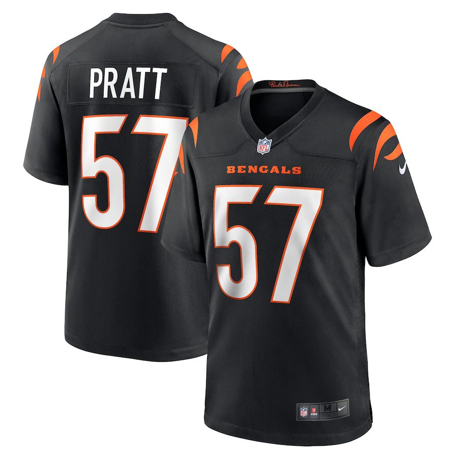 Men Cincinnati Bengals #57 Germaine Pratt Nike Black Game NFL Jersey
